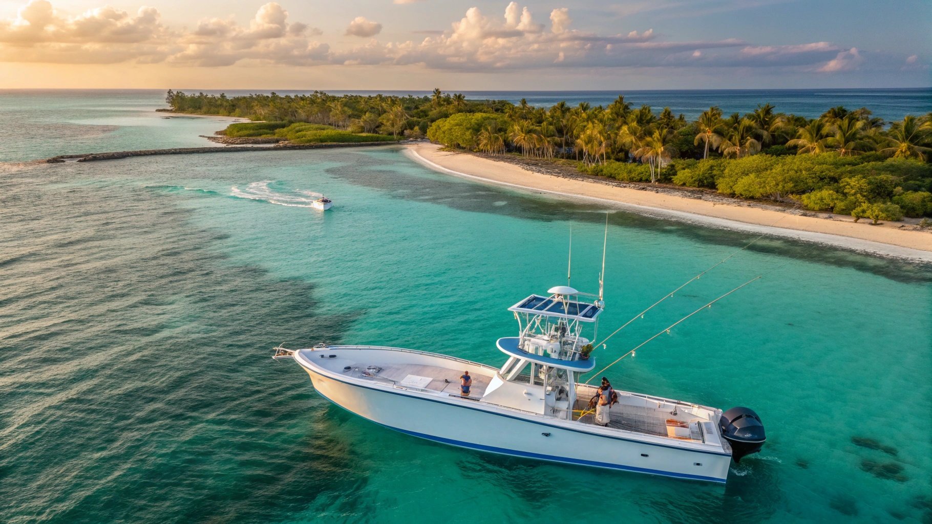 Deep sea fishing off Ambergris Caye, Belize
